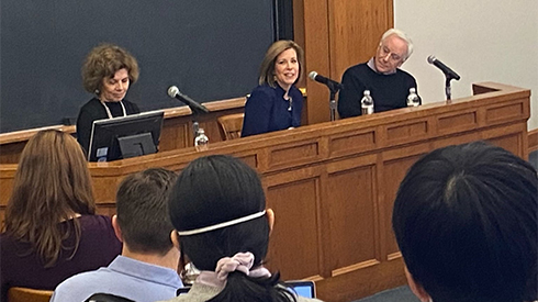 Kristen Waggoner and Nadine Strossen speak at Yale Law School