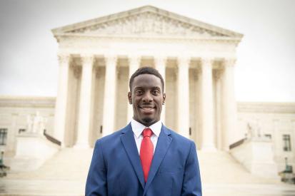 Chike Uzuegbunam was punished for speaking on Georgia Gwinnett College’s campus. His case went all the to the U.S. Supreme Court.