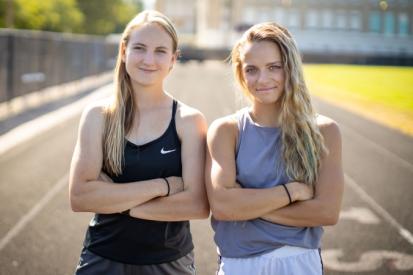 Mary Kate Marshall and Madison Kenyon of Idaho State University