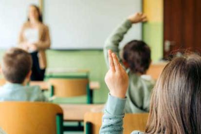 Children In School Classroom