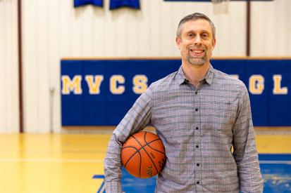 Mid Vermont Christian School Basketball Coach Chris Goodwin