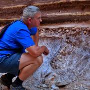 Dr. Andrew Snelling at the Grand Canyon. (Courtesy of Answers in Genesis)