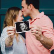 Couple Holding Ultrasound