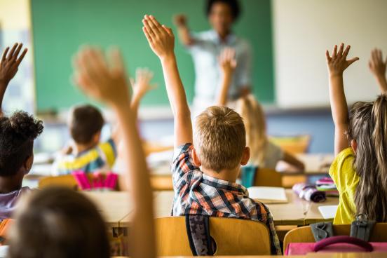 Children in classroom