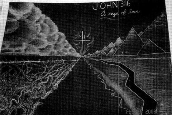 Anthony Petri's John 3:16 Drawing