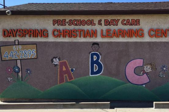 Dayspring Christian Learning Center wall