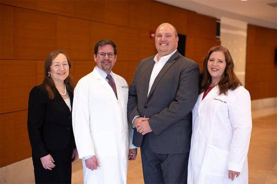 Dr. Donna Harrison, Dr. Shaun Jester, Dr. Tyler Johnson, and Dr. Christina Francis,doctors experienced in caring for pregnant and post-abortive women