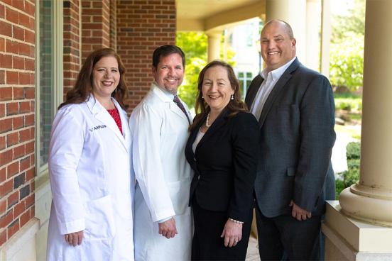 Dr. Christina Francis, Dr. Shaun Jester, Dr. Donna Harrison, and Dr. Tyler Johnson, doctors experienced in caring for pregnant and post-abortive women who joined the lawsuit challenging the FDA's illegal approval of chemical abortion drugs.