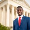 Chike Uzuegbunam at the U.S. Supreme Court