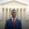 ADF client Chike Uzuegbunam at the U.S. Supreme Court