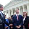 Trinity Lutheran Church And ADF Team Standing Outside Supreme Court