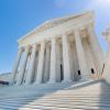 Supreme Court Steps on a sunny morning