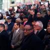 Pastors, congregants, and members of the community participate in a rally at the steps of New York City Hall in support of Bronx Household of Faith