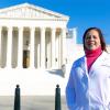 Dr. Christina Francis at the Supreme Court